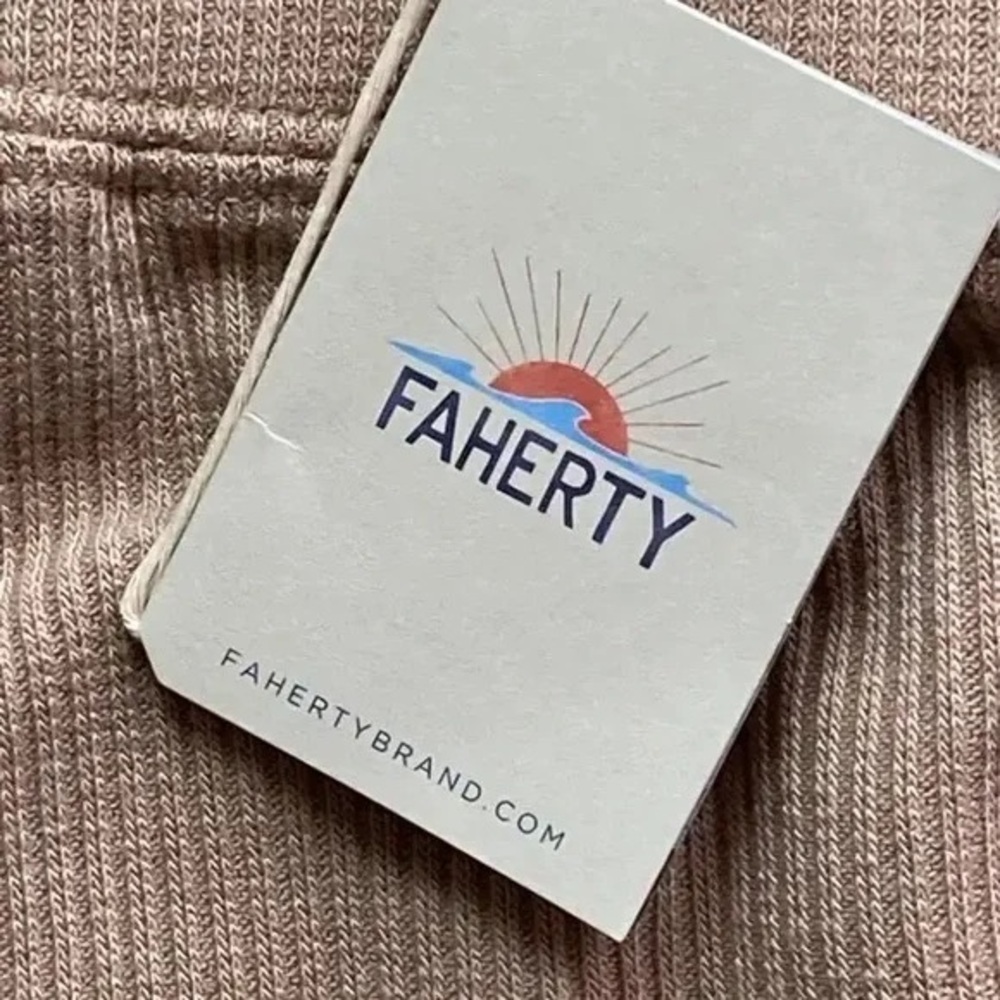 Faherty | Womens Legend Rib Riva Slim Pant Nomad - Picture 5 of 7